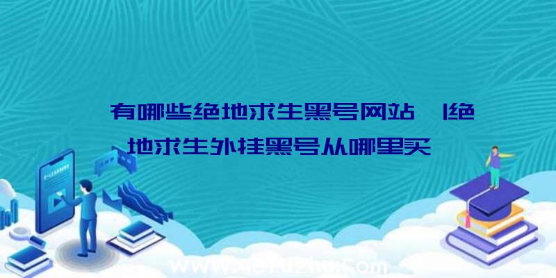 「有哪些绝地求生黑号网站」|绝地求生外挂黑号从哪里买